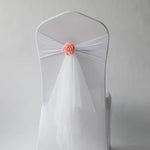décoration chaise mariage turquois rouge blanc rose texturé voile transparent événement formel