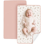 tapis change bébé fleurs animaux coton muslin couche impermécable doux moderne trisousse terry