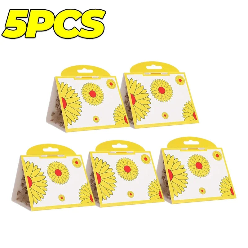 piège papillons pièges mouches autocollants phéromones fleurs papillons graphique Jaune Rouge Blanc