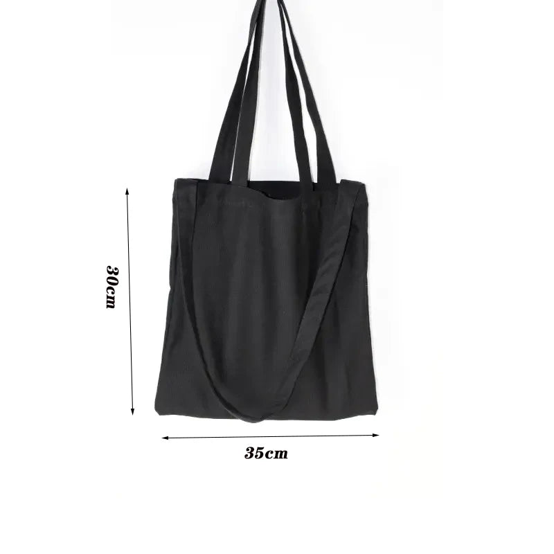 sac main noir toile fermeture eclair moderne poignees uni décontracté femme provisioning bag
