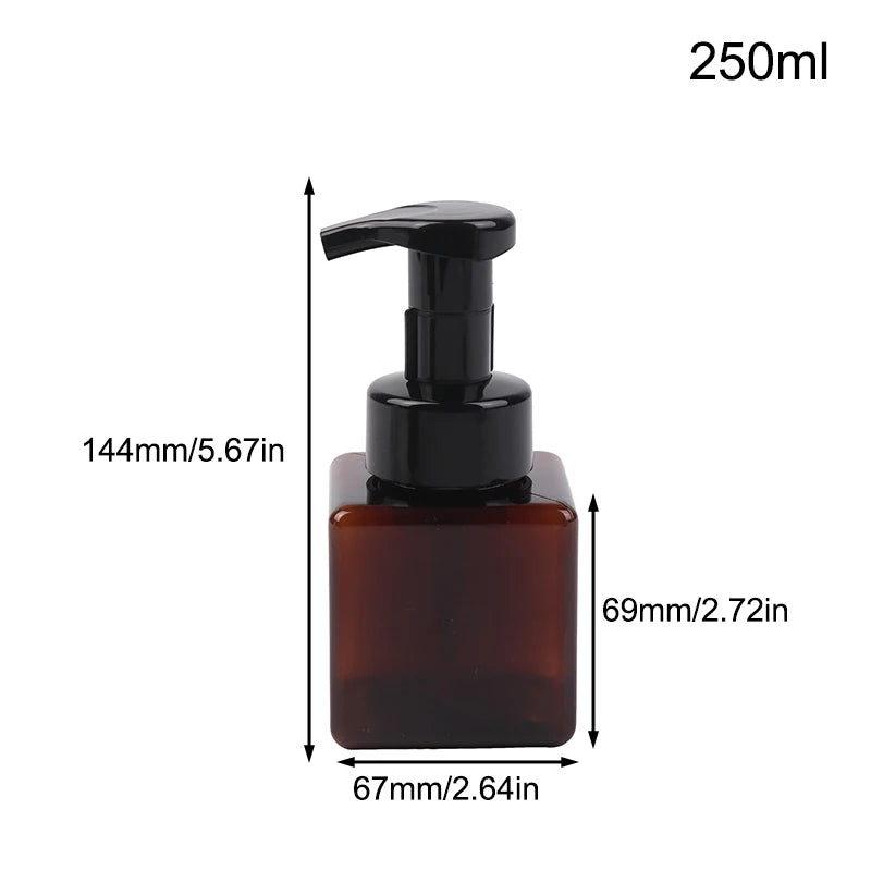 distributeur savon liquide mousse 250 450 ml vert foncé noir moderne minimaliste poignée pompe