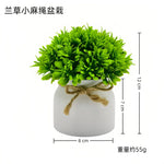 plante artificielle feuilles pointues vert clair moderne ruban jute décoration intérieure maison salon ornementalité