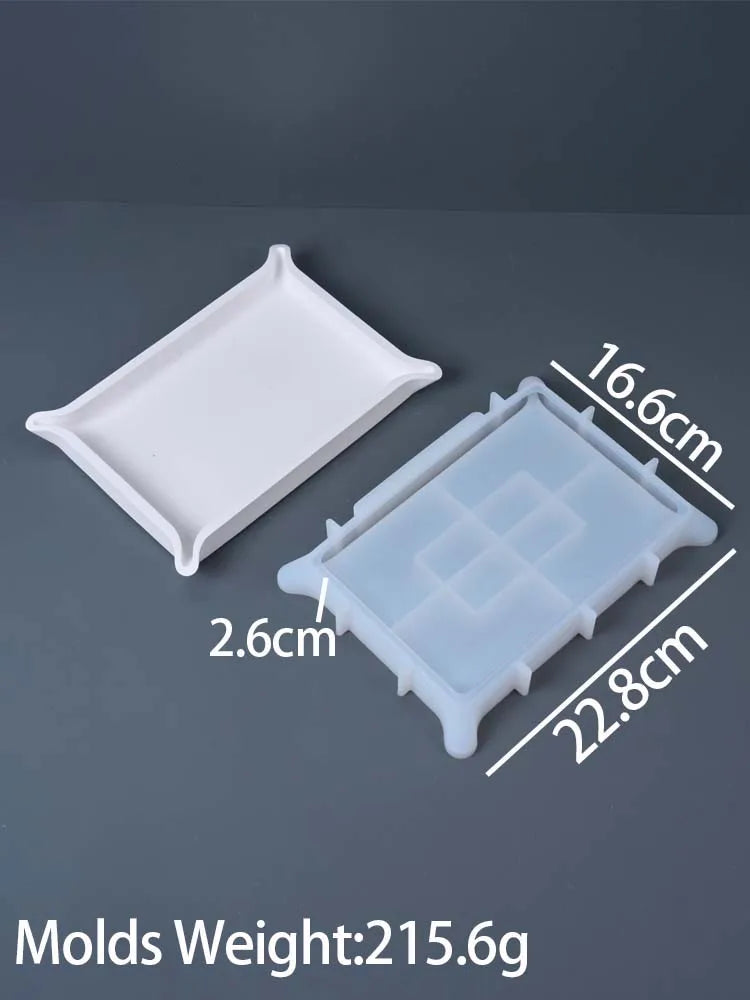 moule silicone plat plateau rangement angle diy bijoux deco intérieure bougie vase fleur maisonnette
