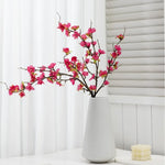 décoration mariage branches fleurs prunier roses soie intérieur anniversaire baby shower