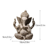 statues religieuses détaillées dorures blanc classique opalescent ornements hindouisme feng shui décoration maison