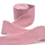 rubans coton coloris unis classiques vert olive jaune rose pâle rouge bleu blanc marron