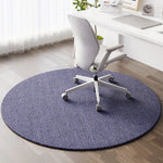 tapis rond moderne texture tissée salon chambre antiderrapant décor intérieur maison polyvalent vert