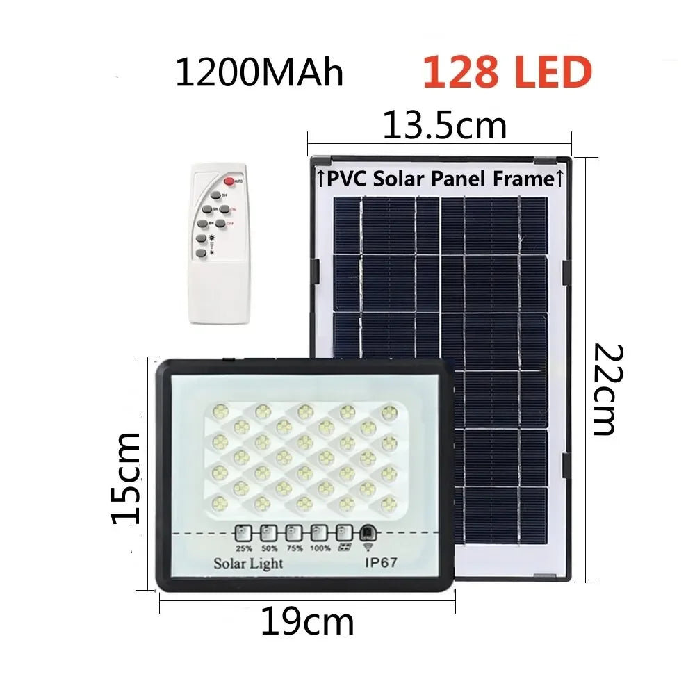 lampes solaires led autonomes ip67 moderne noir blanc carreaux clips télécommande