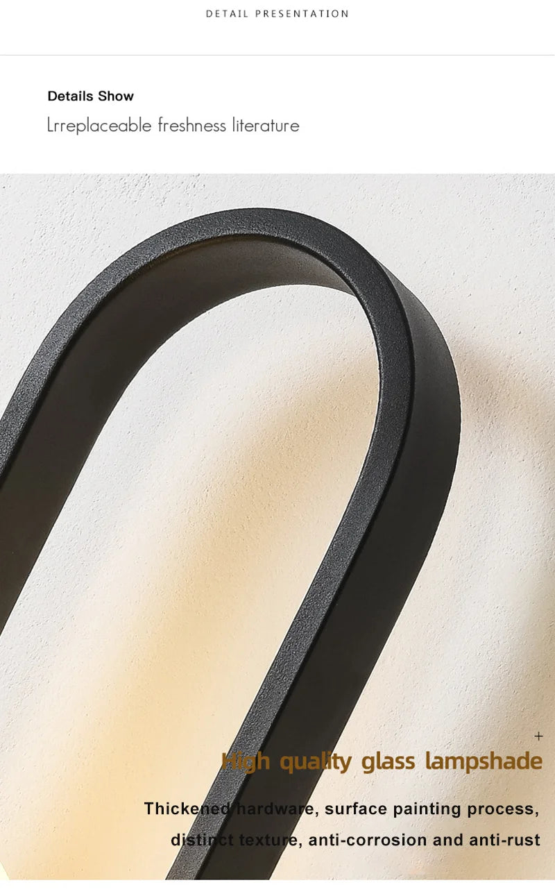 appliques murales modernes verre métal chambre coucher éclairage led minimaliste