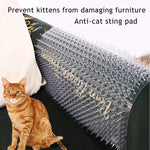 tapis anti griffes chat protection picots transparent utilitaire fonctionnel fixations œilletsintérieur maison