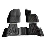 tapis sol voiture noir rayures horizontales moderne tpe avant arrière