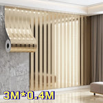 rideau vertical moderne rayures verticales beige gris noir doré adhésif