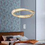 suspension lumineuse moderne dorée strass transparente chaînes chambre salon 90 260V 2000 82000lm