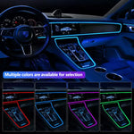 Détail du ruban LED 5V avec connecteur USB pour voiture
