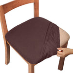 housse chaise gris moderne adhésive imperméable lavable polyester chambre coucher salon