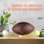 présentoir sportif transparent minimaliste support ballon basket football volley