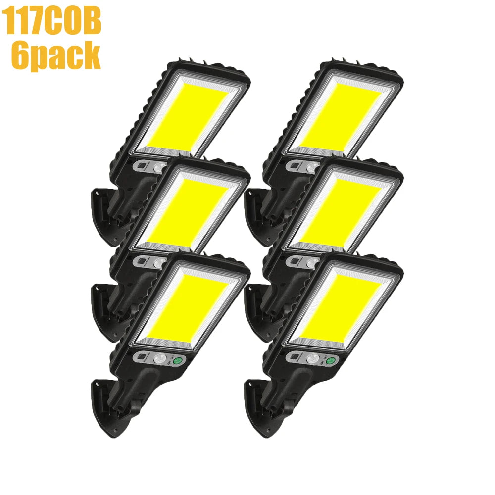 lampe solaire détecteur mouvement adhésive moderne noir jaune 84x225mm ip65 led