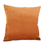 coussin velours orange moderne opacité 45x45cm 50x50cm décoration intérieure sofa chaise voiture
