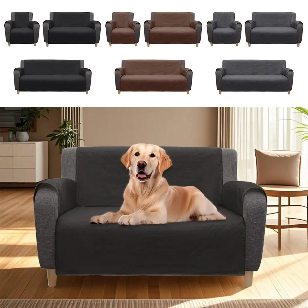 protège canapé gris quilté moderne 120cm 90cm lavable machine automne hiver