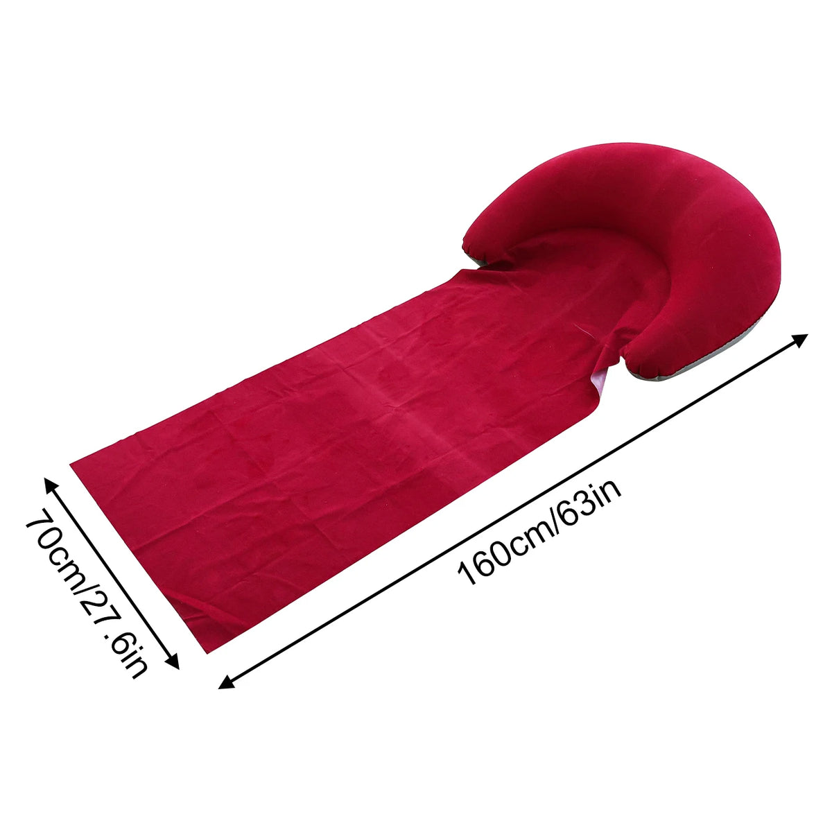 coussin gonflable plage bleu rouge moderne oreiller serviette pvc sable uni extérieur camping famille