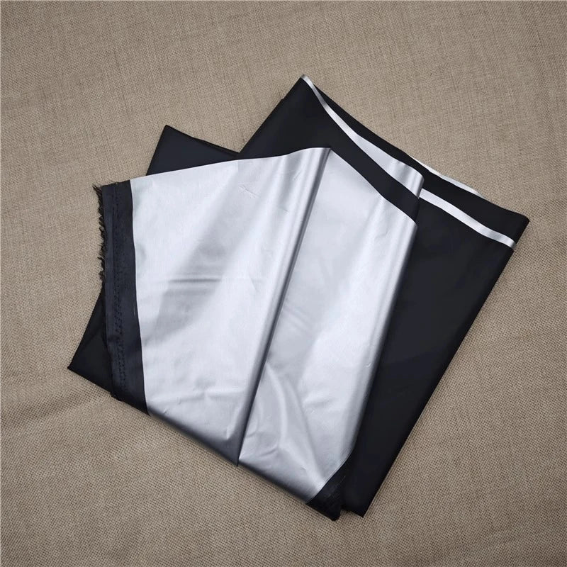 rideau protection uv opaque noir polyester moderne 170cm large 3m longueur