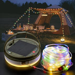 lanterne portable solaire guirlande led multicolore camping extérieur arboré noëlextérieur pluieusb rechargeableled multicolore