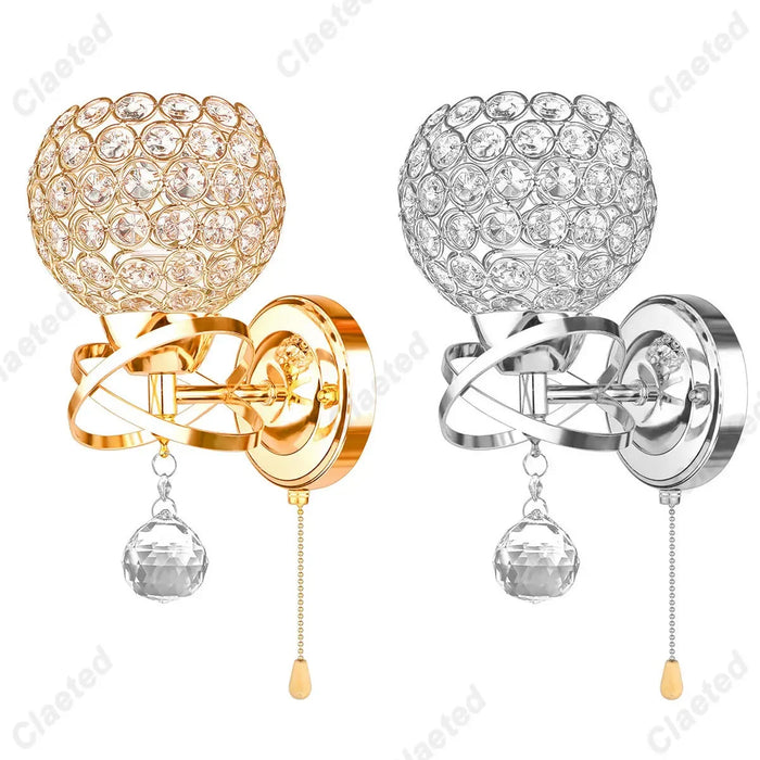 Applique murale cristal art déco pour chambre - Ombre Interieur
