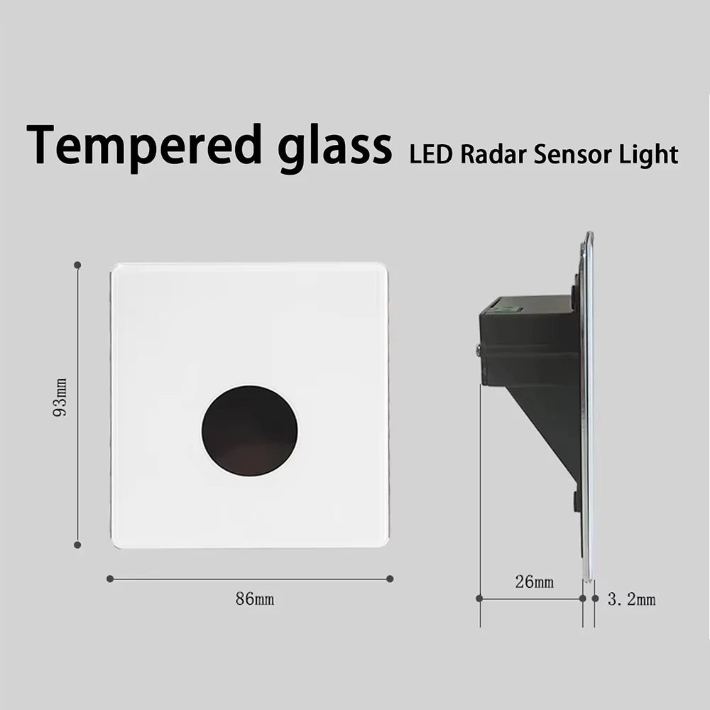 lampe sol radar blanc moderne éclairage quotidien murale led 220v flux luminescent 2492000