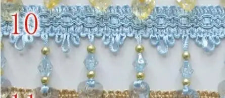 ruban decoratif dentelle coeurs 14 couleurs 6.5cm largeur mariage decoration elegante