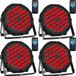 projecteur led 36 diodes rgb sound dmx jump mode noir moderne compact disco scène