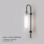 lampe murale moderne or argent transparente élégante câble électrique fixée chambre cuisine
