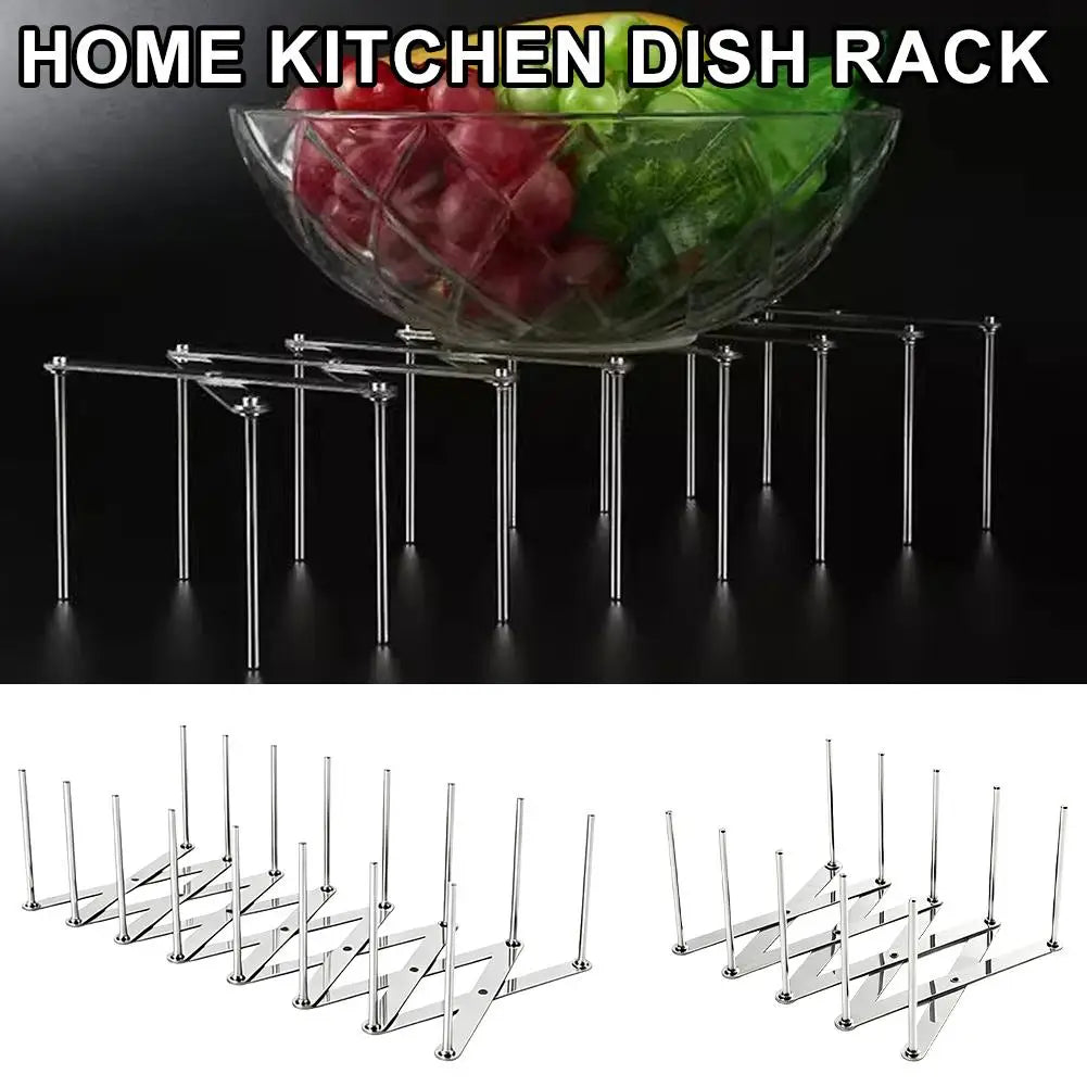 rack vaisselle acier inoxydable réutilisable argenté lisse minimaliste adhésif crochets adhésifs cuisine égouttoir