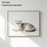 posters personnalisables blanc minimaliste cadre bois impressions photos anniversaire animaux compagnie erotique vacances