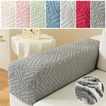 couvre accoudoirs canapé moderne doux polyester coton couleur gris rose bleu clair vert pastel