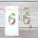 bougies anniversaire chiffres couleurs construction blocs decorative enfantine pique số đến