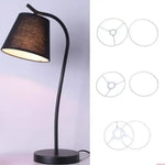supports lampe blanc moderne grille tailles 15cm 20cm 25cm 30cm 35cm 40cm