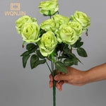 bouquet roses artificielles violettes decoration maison anniversaire mariage fete pendaison cremaillere intérieur