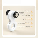rideau support moderne blanc rondelles noires invisible guide double simple aluminium alloy