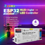 contrôleur led numérique sans fil 360w rgbic ws2811 ws2812 moderne technologique