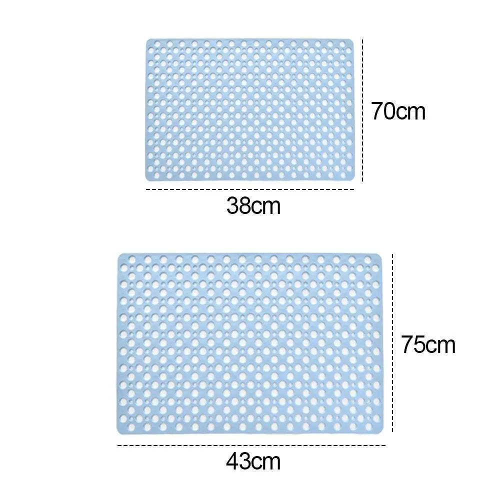 tapis bain anti dérapant rose blanc bleu vert gris moderne pores circulaires