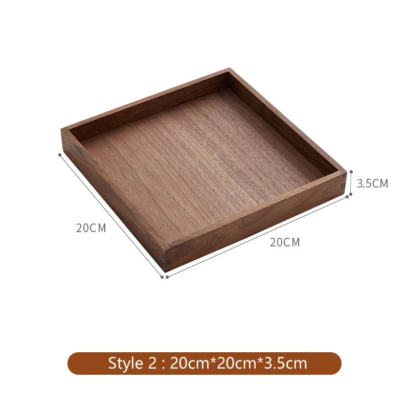boîte rangement bois marron clair six compartiments minimaliste poignées organisation salon