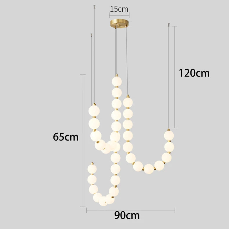 suspension lumineuse blanches moderne chaînes fixées support inclusion chaînes moderne
