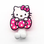 porte brosse dents animaux chatons pois adhésif mignon rose blanc gris