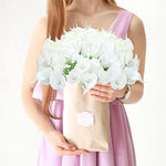 bouquet fleurs artificielles calla blanches vase décoration mariage fête maison