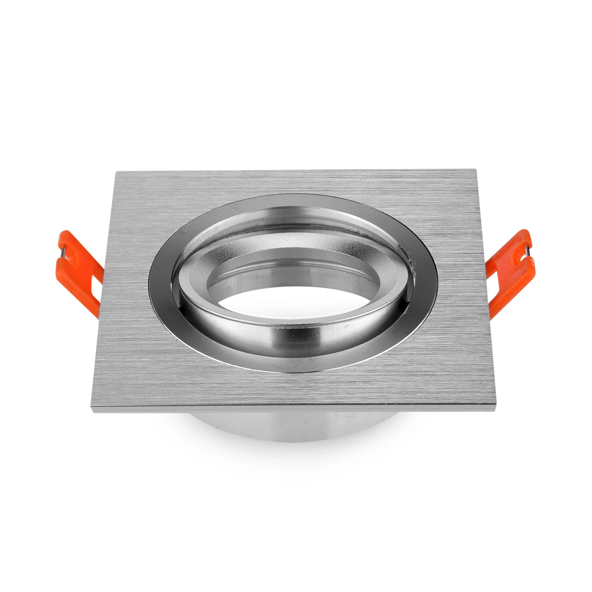 Spot LED réglable moderne blanc noir encastré clips orange adaptable halogène LED