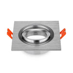 Spot LED réglable moderne blanc noir encastré clips orange adaptable halogène LED
