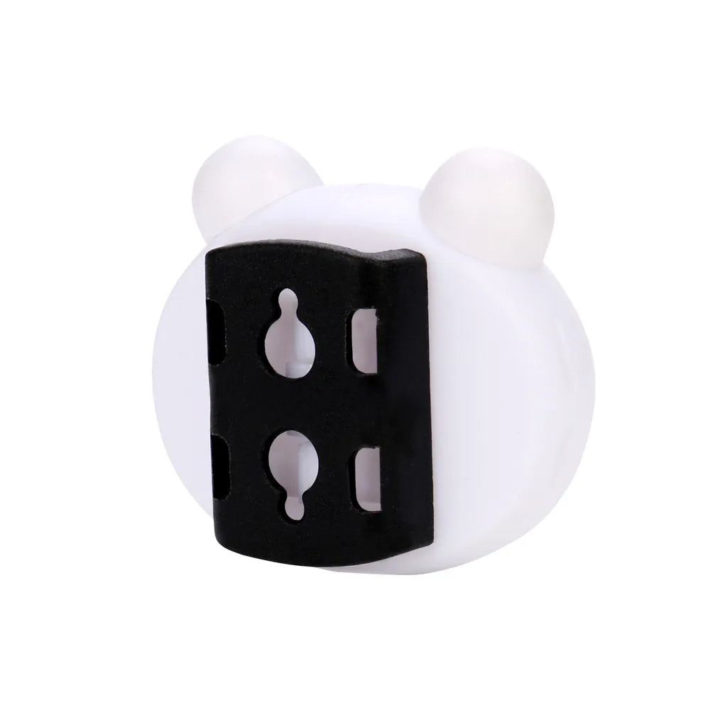porte brosses dents têtes animaux adhésifs mignon tigre cochon panda grenouille chat