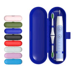 brosse dents électrique boîte rangement portable clip moderne rose bleu vert noir