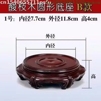 théière artisanale bois sculpté support figurines vase pot fleur trưng bày bàn trà đồ