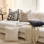 taies d'oreiller géométriques polyester non toxique maison moderne motifs léopard adhésifs respectueux environnement